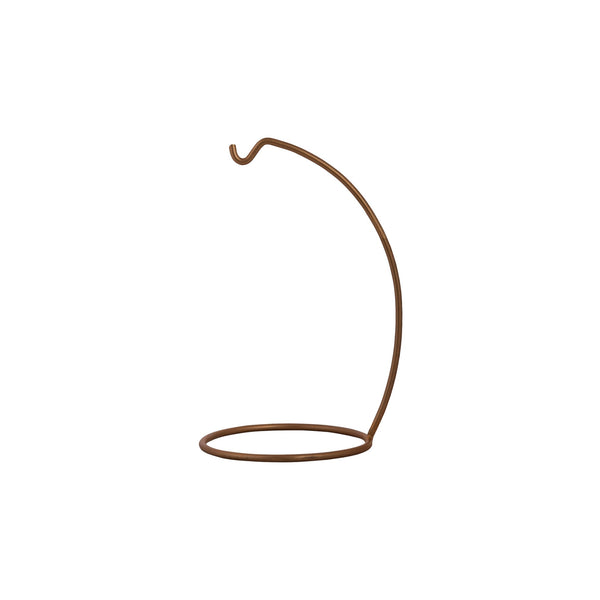 "Bow Down Mister" Table Top Stand with Hanging Planter in Gold 1 BHK Interiors