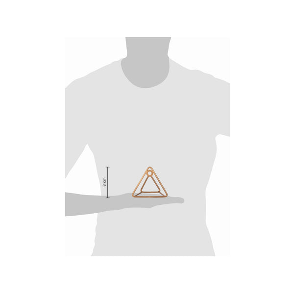 "Mountain Peaks" Metal Hook in Gold 1 BHK Interiors