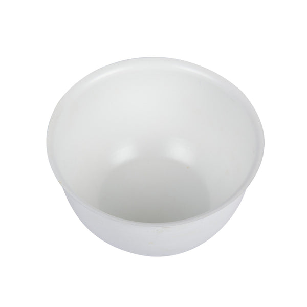 Simple Bowl Metal Planter/Pot in Gold Finish or White 1 BHK Interiors