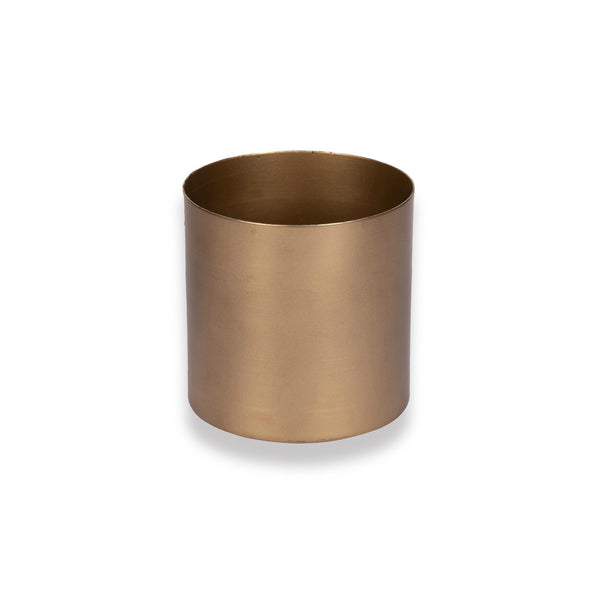 "Sunshine in a Pot" Table Top Planter with Detachable Pot in Gold 1 BHK Interiors