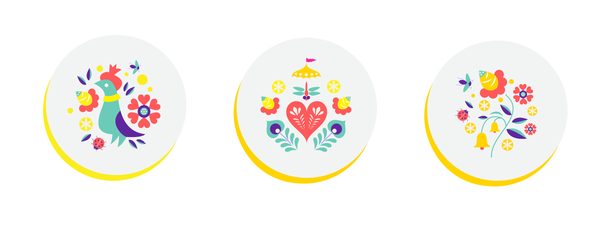 1 BHK x Studio Kohl Canvas & Wood Wall Hangings in "Summertime" Theme 1 BHK Interiors