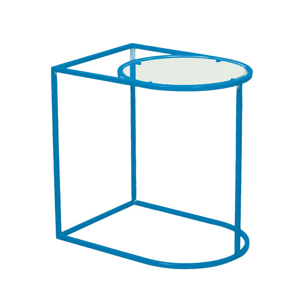 "Mind the Gap" Metal & Acrylic Side Table - Choose from 3 colours 1 BHK Interiors