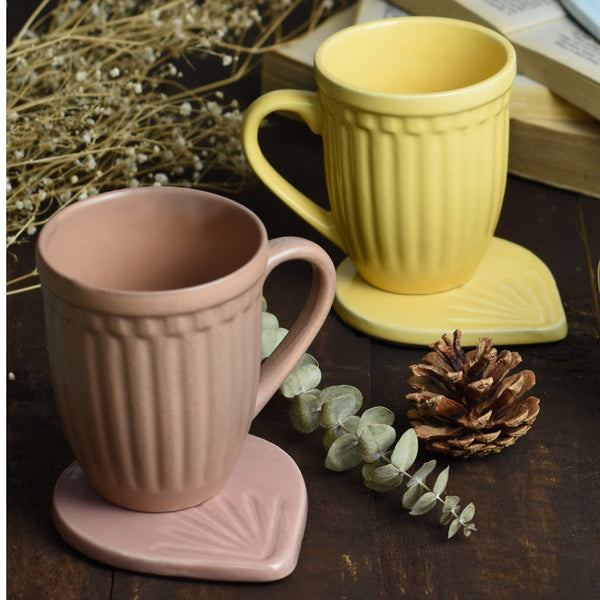 FREE GIFT - Etched Raindrop Ceramic Coasters in 2 Glossy