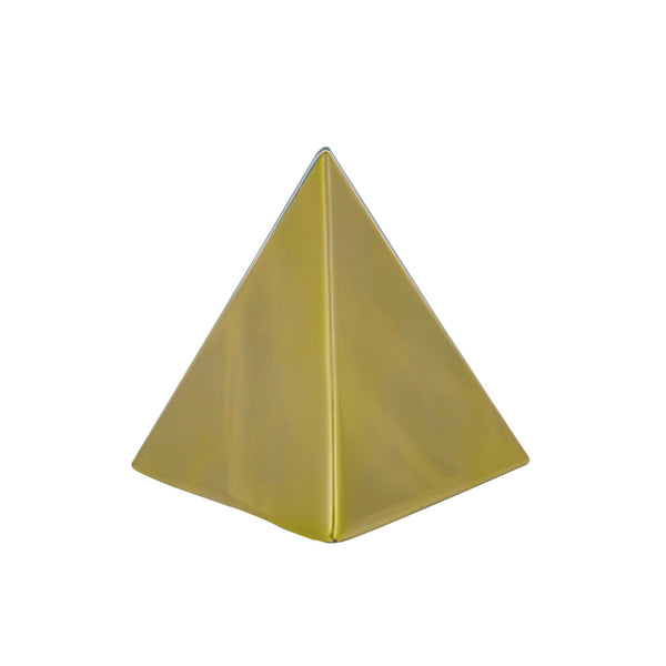 Pyramid Table Mirror Ornament in Gold or Rose Gold Finish 1 BHK Interiors