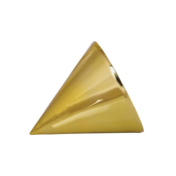 Conical Table Mirror Ornament in Gold or Rose Gold Finish 1 BHK Interiors