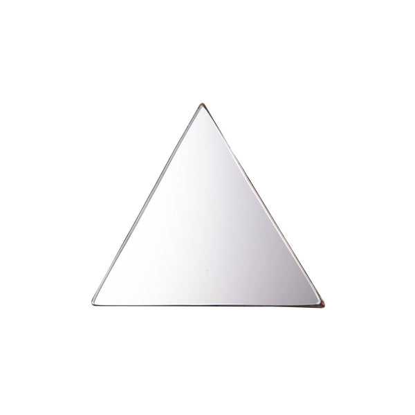 Pyramid Table Mirror Ornament in Gold or Rose Gold Finish 1 BHK Interiors