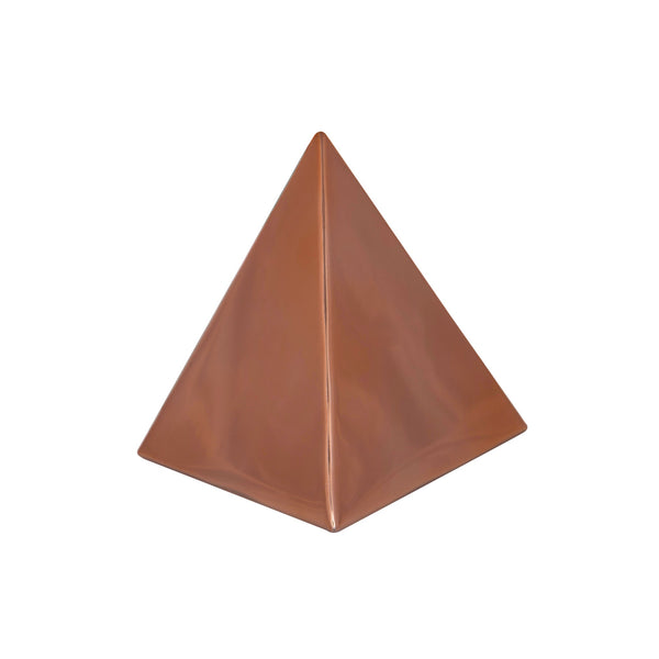 Pyramid Table Mirror Ornament in Gold or Rose Gold Finish 1 BHK Interiors