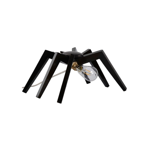 Spidey Sense Wooden Lamp with LED Filament Bulb 1 BHK Interiors