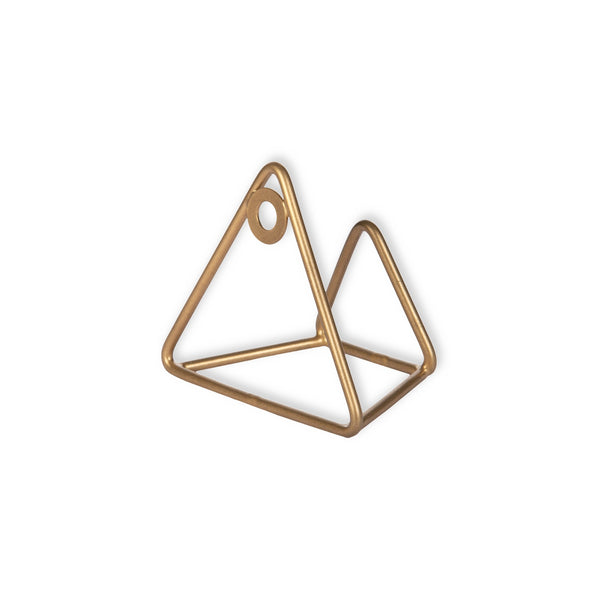 "Mountain Peaks" Metal Hook in Gold 1 BHK Interiors