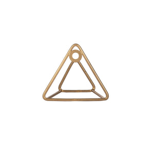 "Mountain Peaks" Metal Hook in Gold 1 BHK Interiors