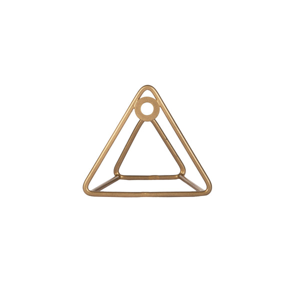 "Mountain Peaks" Metal Hook in Gold 1 BHK Interiors