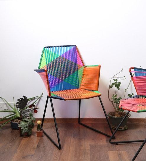 Colourful plastic garden chairs sale