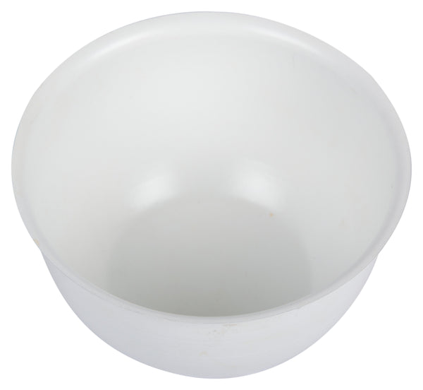 Round Metal Planter / Bird Feeder in White (Small) 1 BHK Interiors