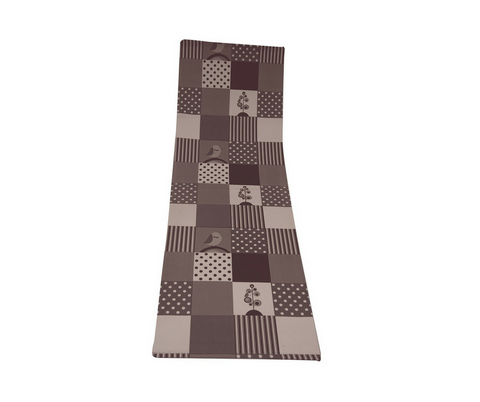 Black & White Bird Patchwork Table Runner 1 BHK Interiors