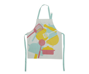 Cotton "Kitchen Things" Apron 1 BHK Interiors