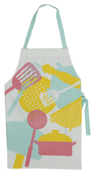 Cotton "Kitchen Things" Apron 1 BHK Interiors