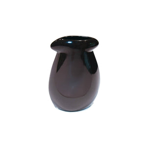 Ceramic Imported Vase in Midnight Black / Snow White 1 BHK Interiors