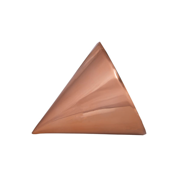 Conical Table Mirror Ornament in Gold or Rose Gold Finish 1 BHK Interiors