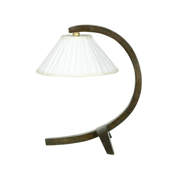 Curves Ahead Wooden Lamp 1 BHK Interiors