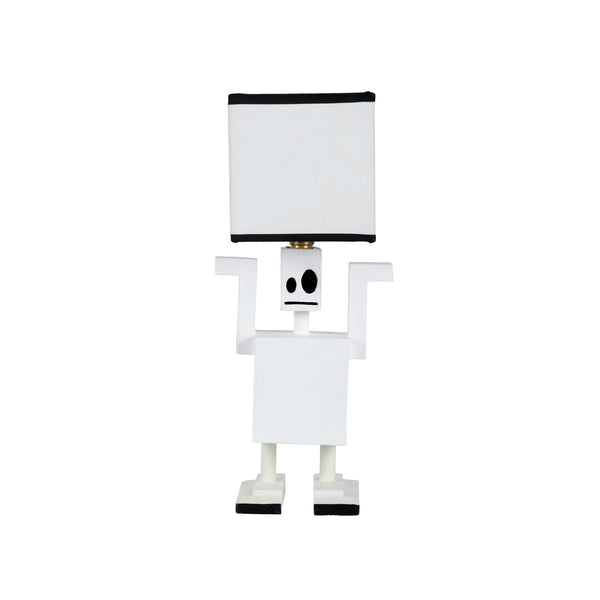 Robert the Robot Handmade Wooden Lamp 1 BHK Interiors