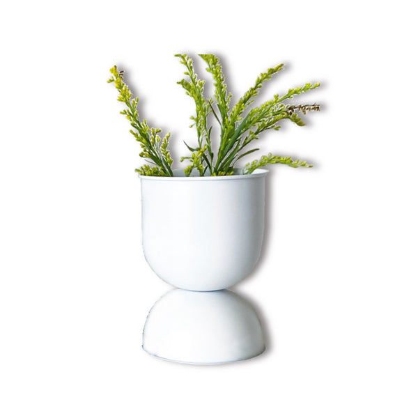 Venus Double Decker Metal Planter / Pot in Matte Finish - 