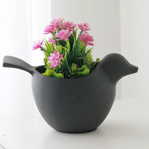 Peace & Dove Metal Table Top Planter in 2 Colours - Planter