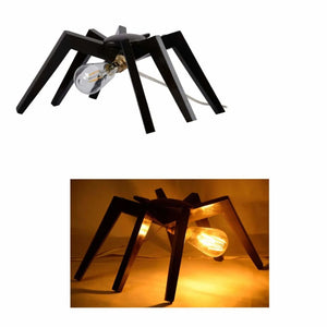 Spidey Sense Wooden Lamp with LED Filament Bulb - Lamp