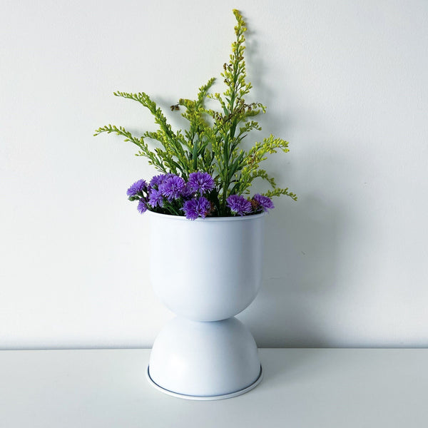 Venus Double Decker Metal Planter / Pot in Matte Finish - 